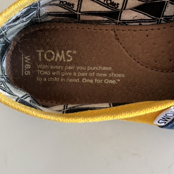 Women’s blue and gold TOMS - Picture 7 of 7